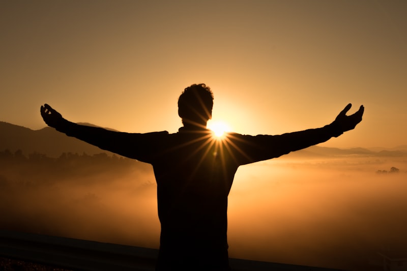 Light breaking through — the hope of salvation