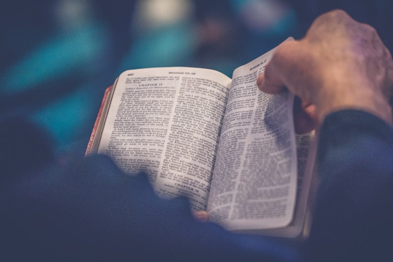Open Bible — the Word of God declares the truth about sin